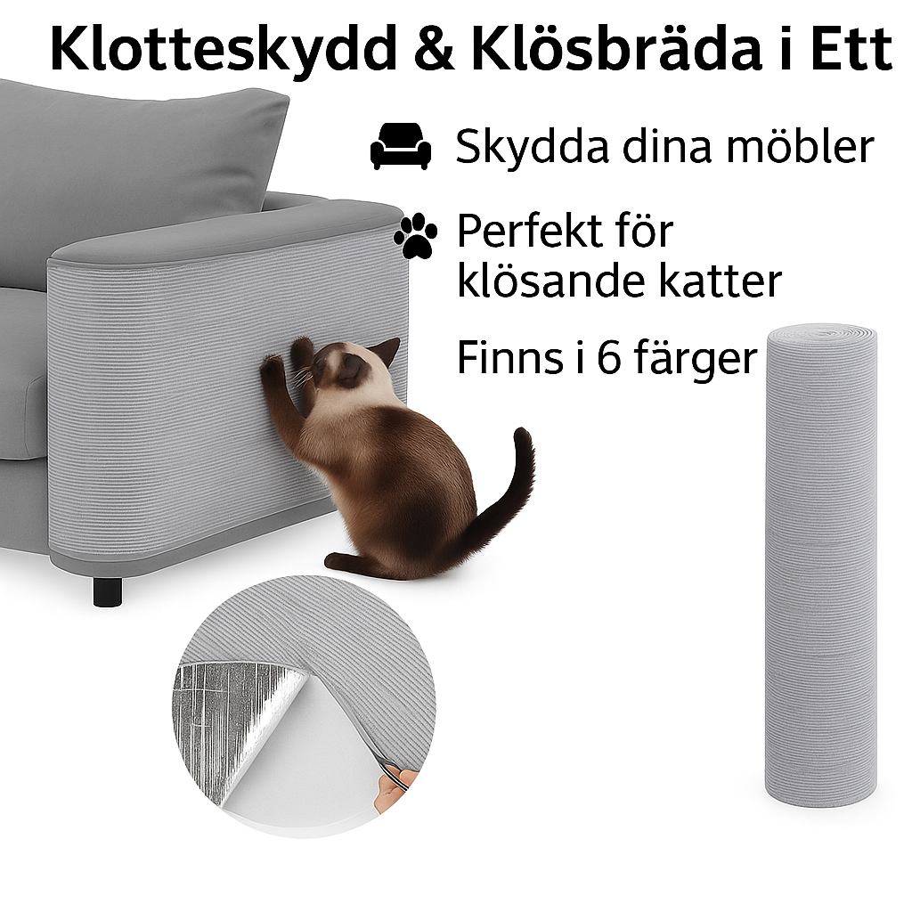 PawShield - Självhäftande Klösmatta