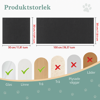 PawShield - Självhäftande Klösmatta
